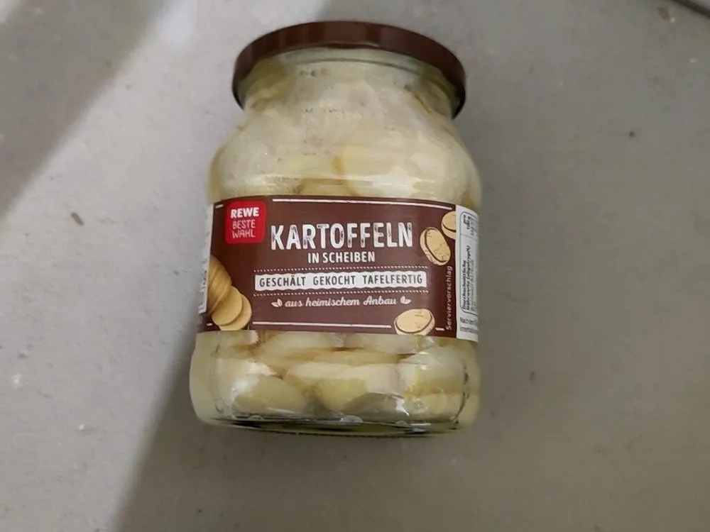 Kartoffeln in Scheiben