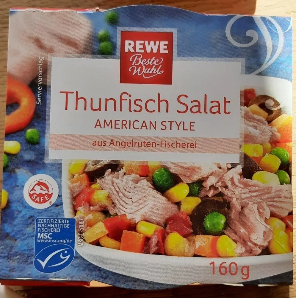 Thunfischsalat mit Mais