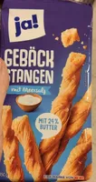 Gebäckstangen mit Meersalz