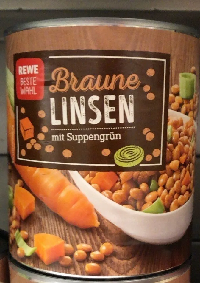 Braune Linsen