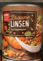 Braune Linsen