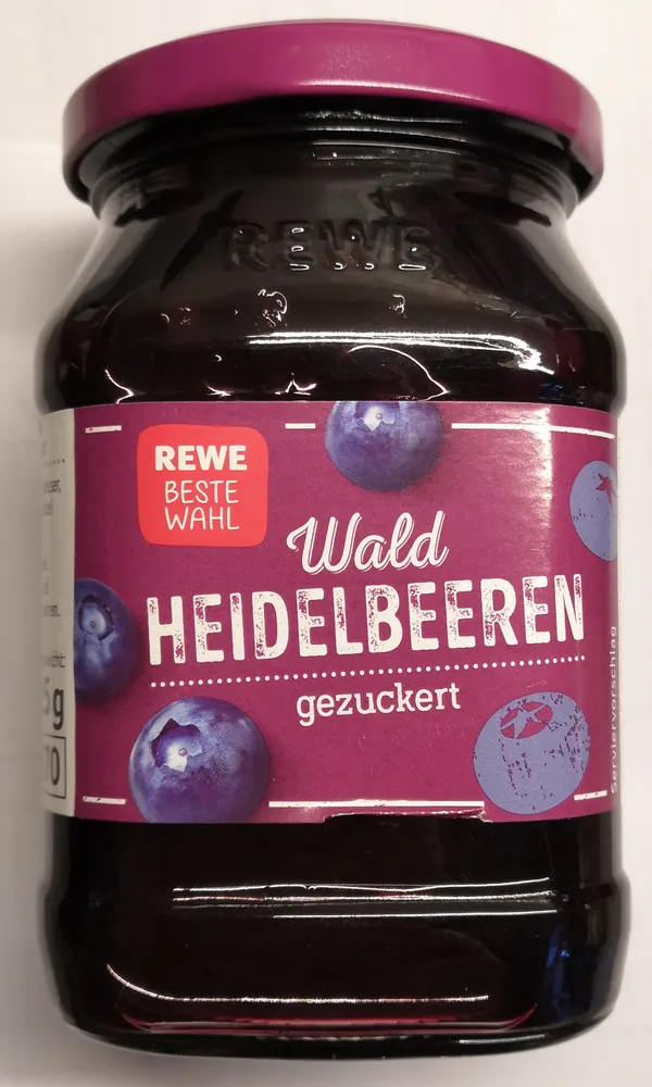 Waldheidelbeeren, gezuckert