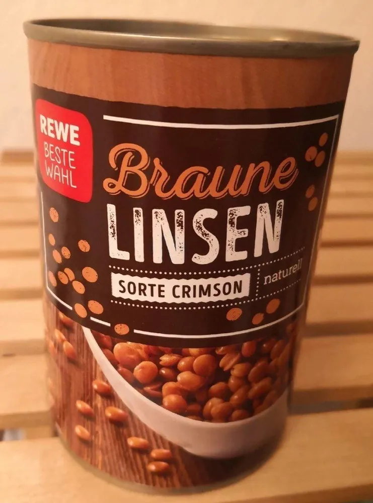 Braune Linsen