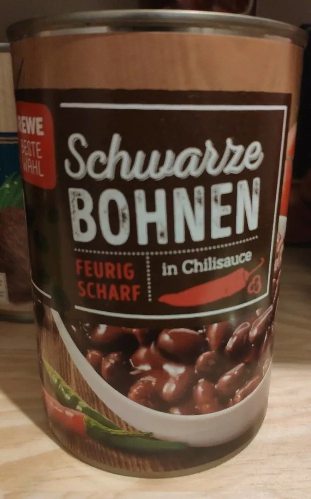 Schwarze Bohnen in Chilisauce