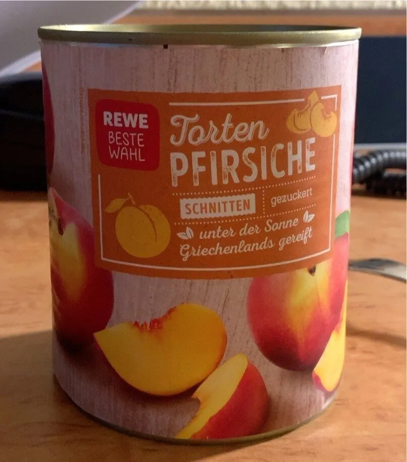 Torten Pfirsiche