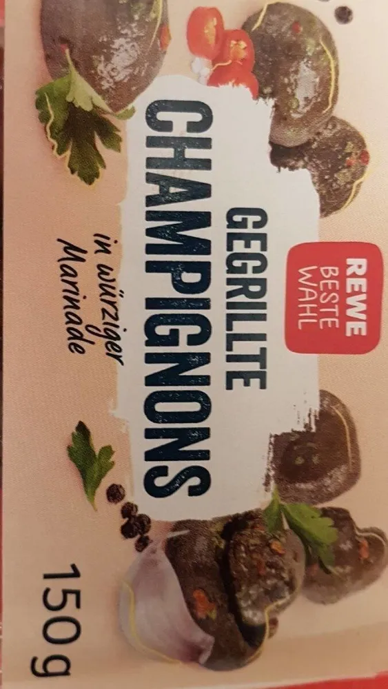 Gegrillte Champignons