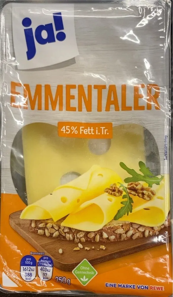 Käse - Emmentaler Aufschnitt