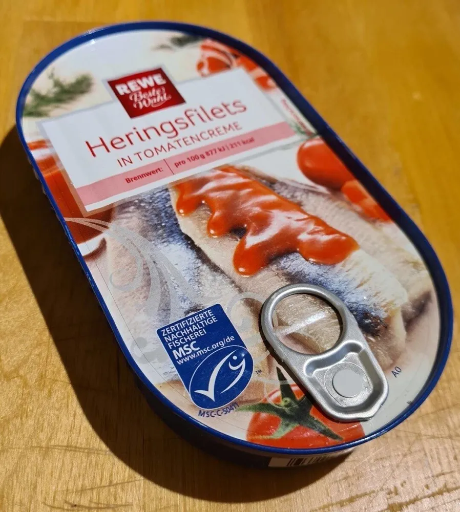 Heringsfilets in Tomatensauce
