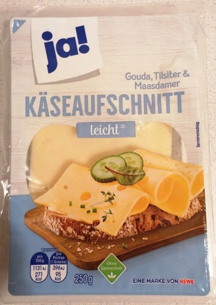 Käseaufschnitt Houda, Tilsitee, Maasdamer leicht