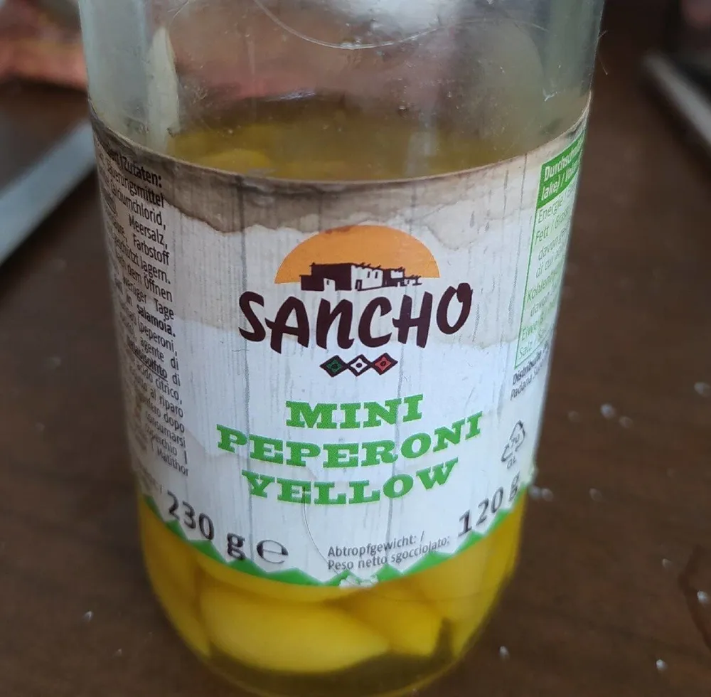 Mini peperoni yellow