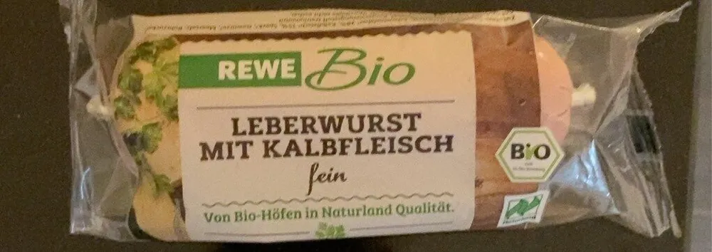 Leberwurst mit Kalbfleisch fein