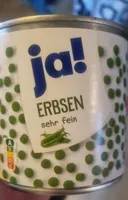 Erbsen sehr fein
