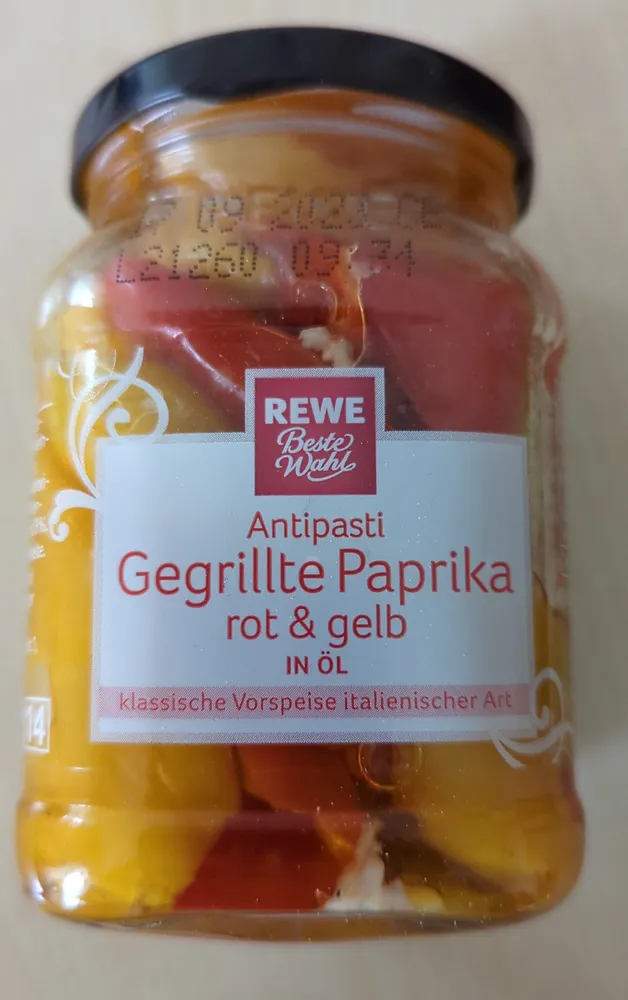 Gegrillte Paprika
