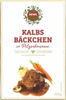 Kalbsbäckchen in Pilzrahmsauce