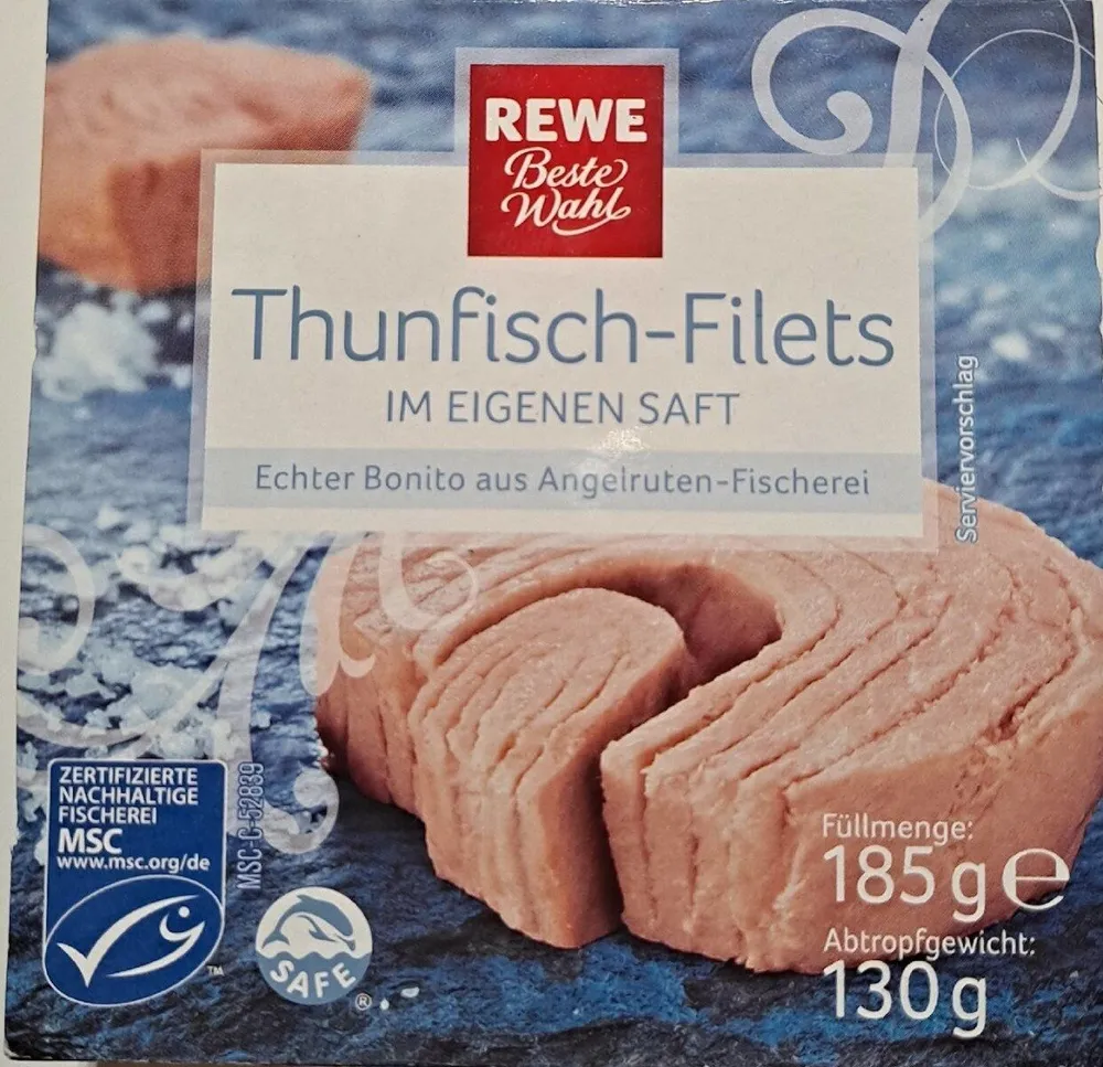 Thunfisch-Filets im Eigenen Saft