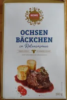 Ochsenbäckchen in Rotweinsauce