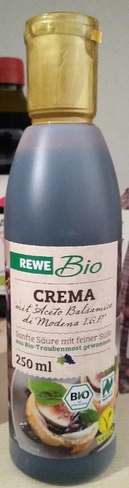 Crema mit "Aceto balsamico di Modena"
