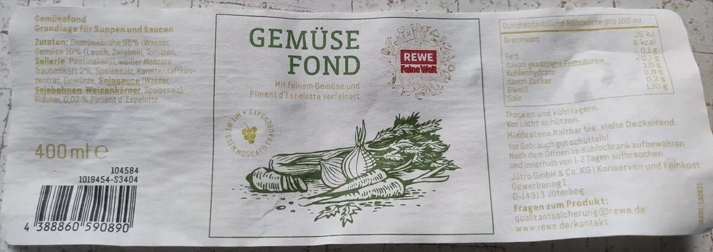 Gemüsefond🥕🥬