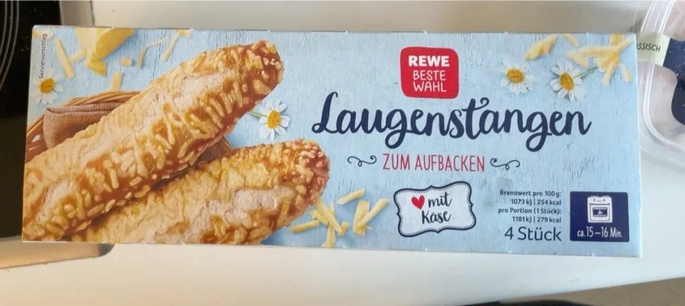 Laugenstangen zum Aufbacken
