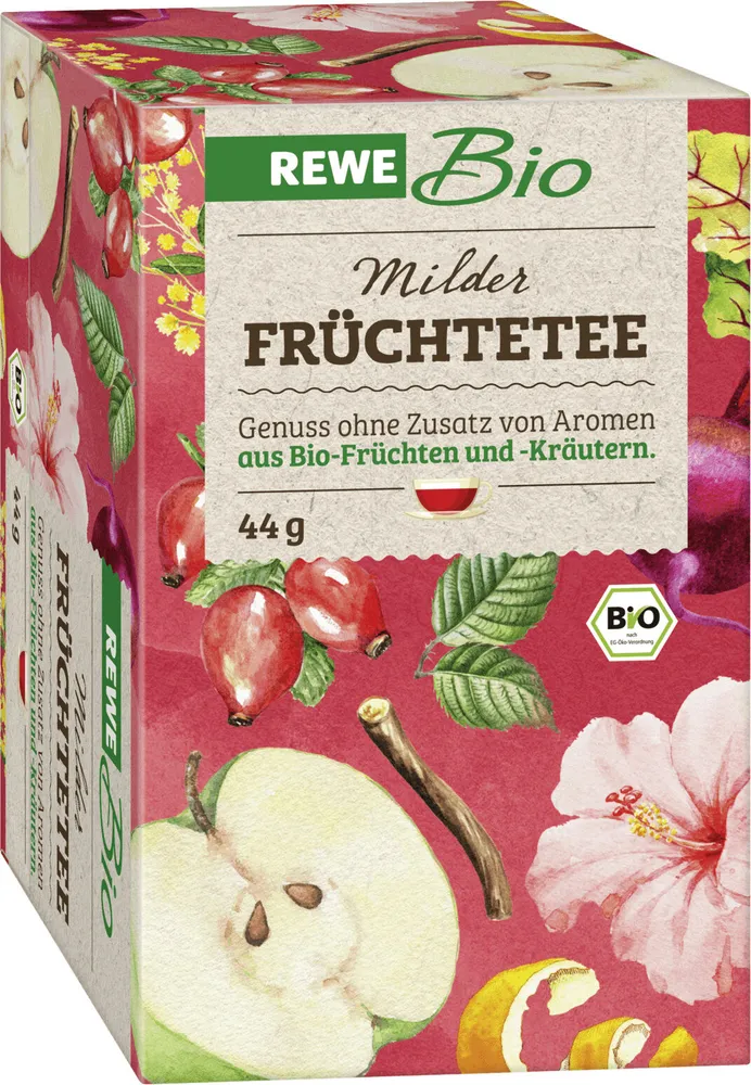 Milder Früchtetee