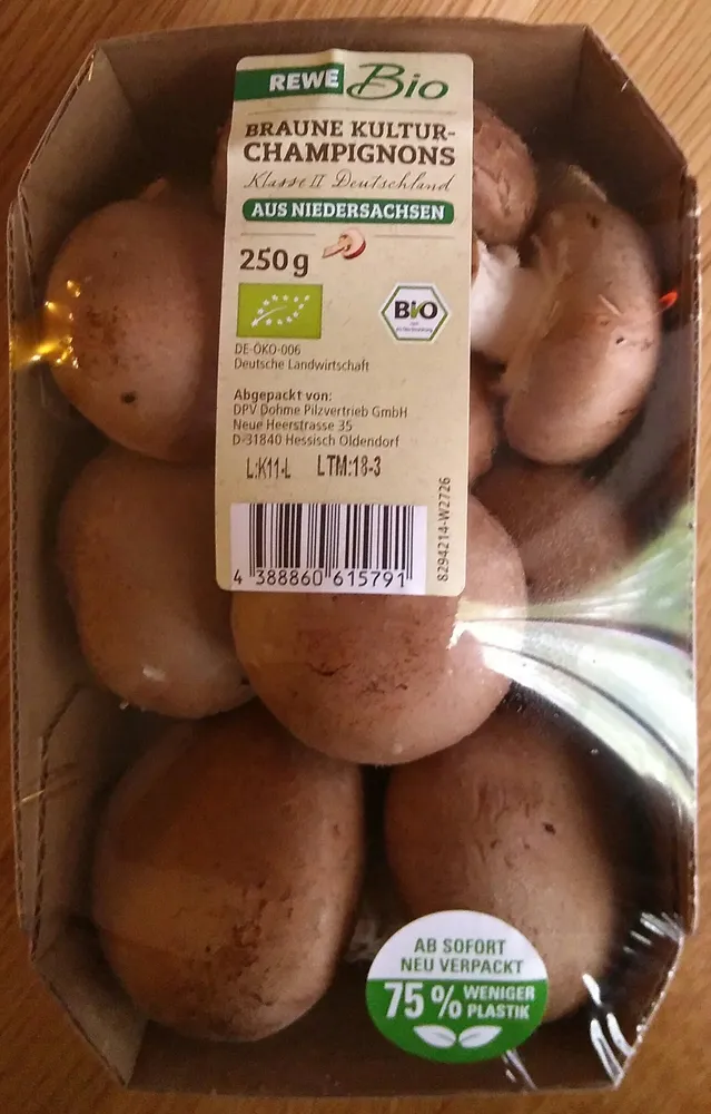 Braune Kultur-Champignons