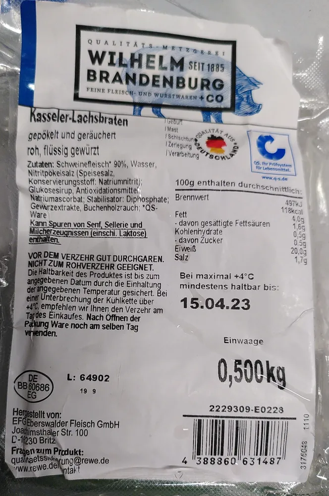 Kassler-Lachsbraten