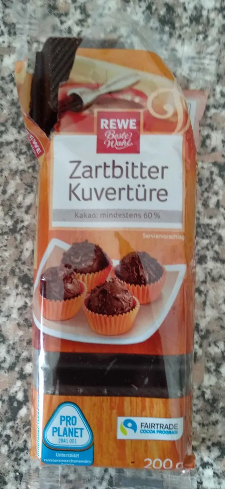 Zartbitter Kuvertüre