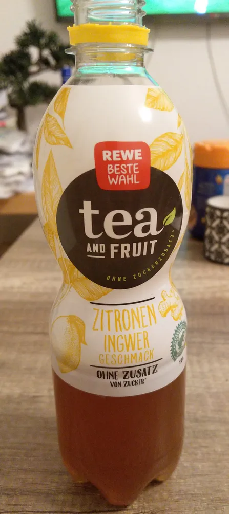 Rewe Beste Wahl Tea & Fruit Zitronen-Ingwer-Geschmack