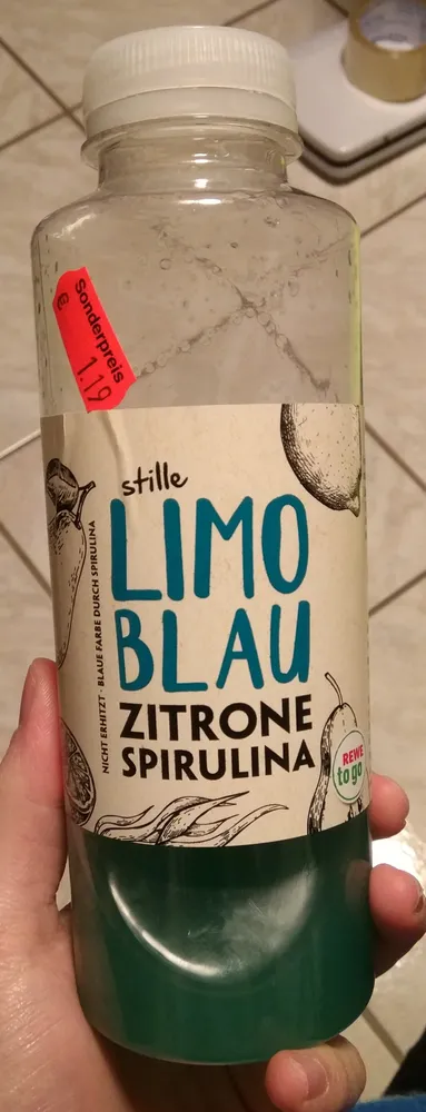 Stille Limo Blau Zitrone Spirulina
