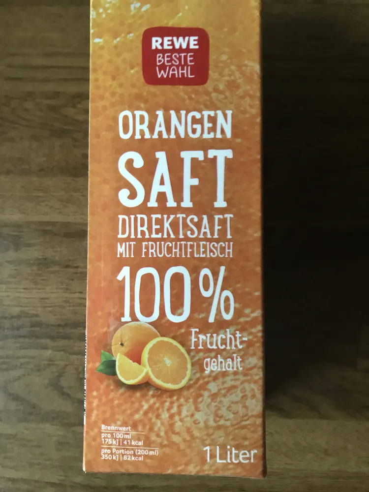 Orangensaft Direktsaft