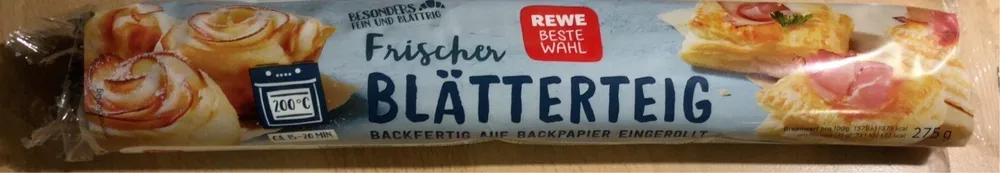 Frischer Blätterteig
