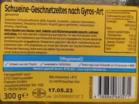 Schweine-Geschnetzeltes nach Gyros-Art