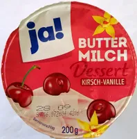 Buttermilch Dessert Kirsch-Vanille