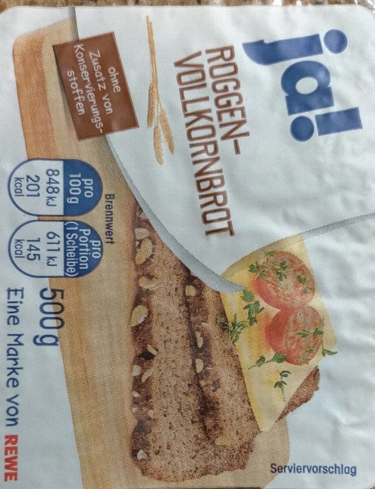 Roggen Vollkornbrot