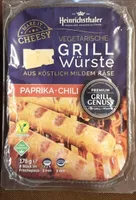 Vegatrische Grillwürste, Paprika Chili