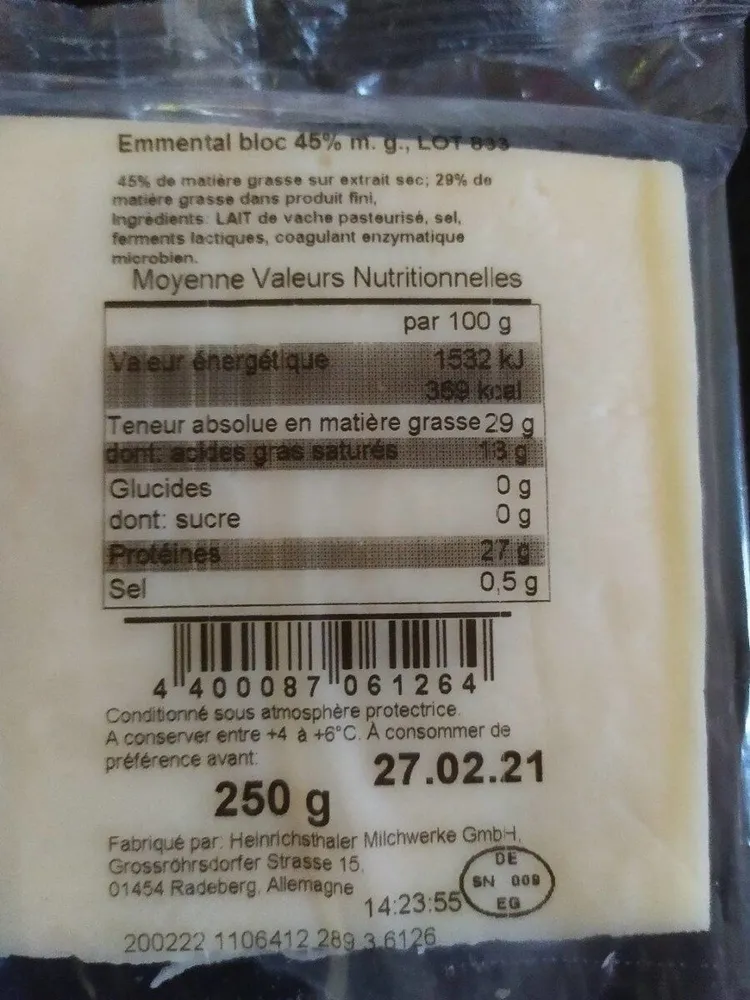 Emmental bloc