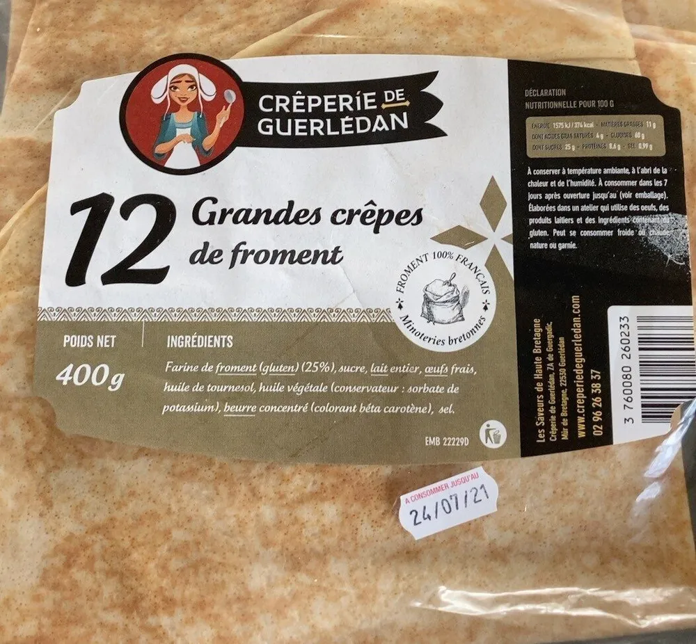 Crepes de froment