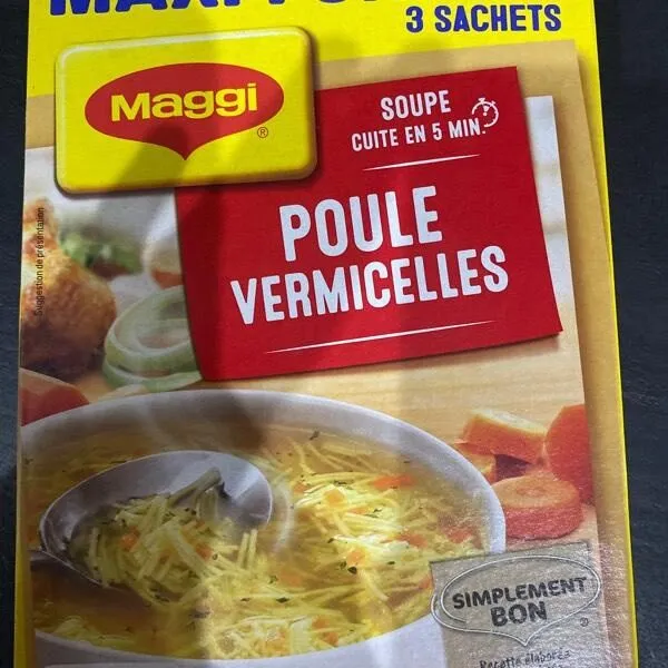Poule vermicelles