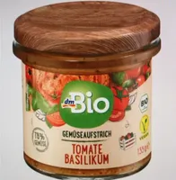 Bio Gemüseaufstrich Tomaten Basilikum