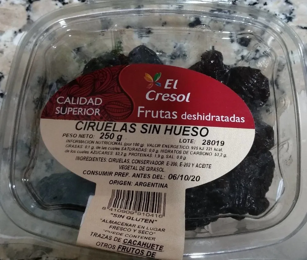 Ciruelas sin hueso