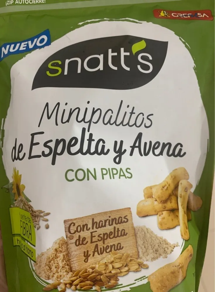 Minipalitos de espelta y avena