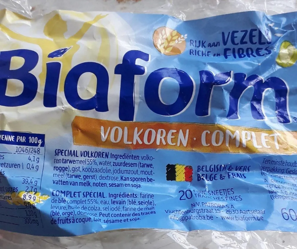 Biaform pain complet