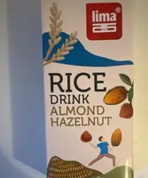 Lait de riz goût amande et noisette