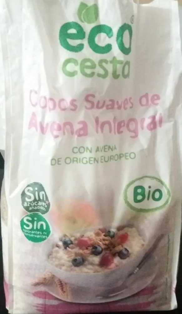 Copos suaves de avena integral