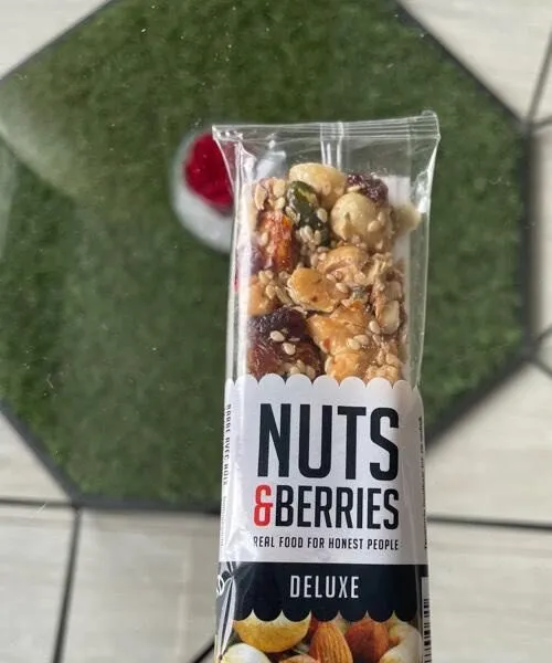 Barre avec noix et fruits secs