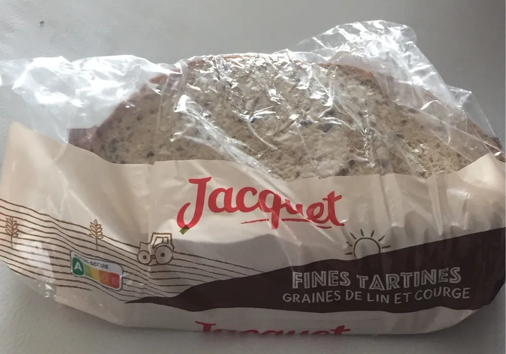 Fines tartines graines de lin et courge