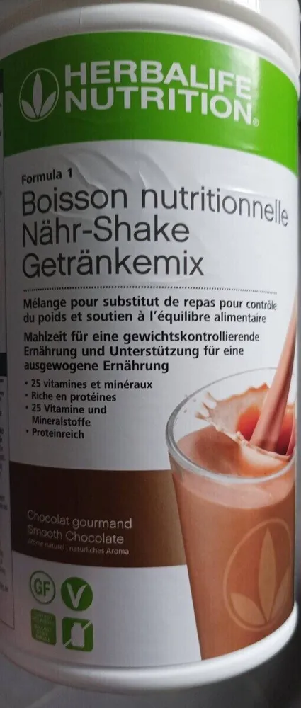 Boisson nutritionnelle shake Formula 1