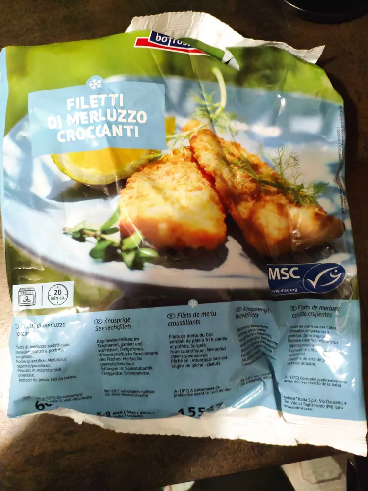 Filetti di merluzzo croccanti