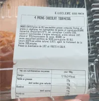4 Pains chocolat tournesol