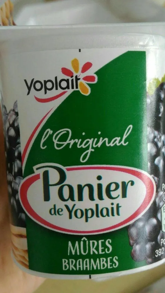 Panier de yoplait